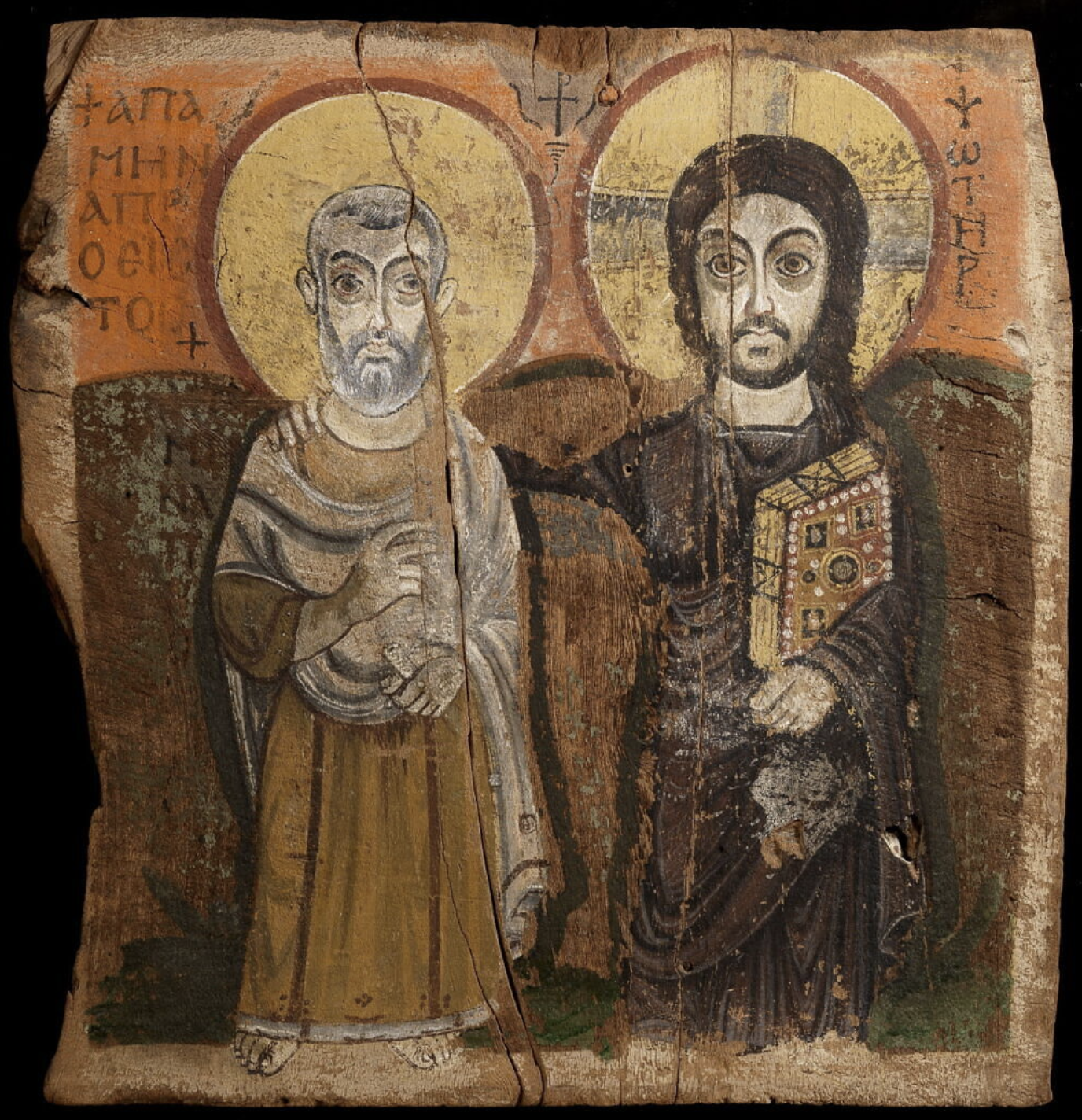 Christus und Abbas Menas