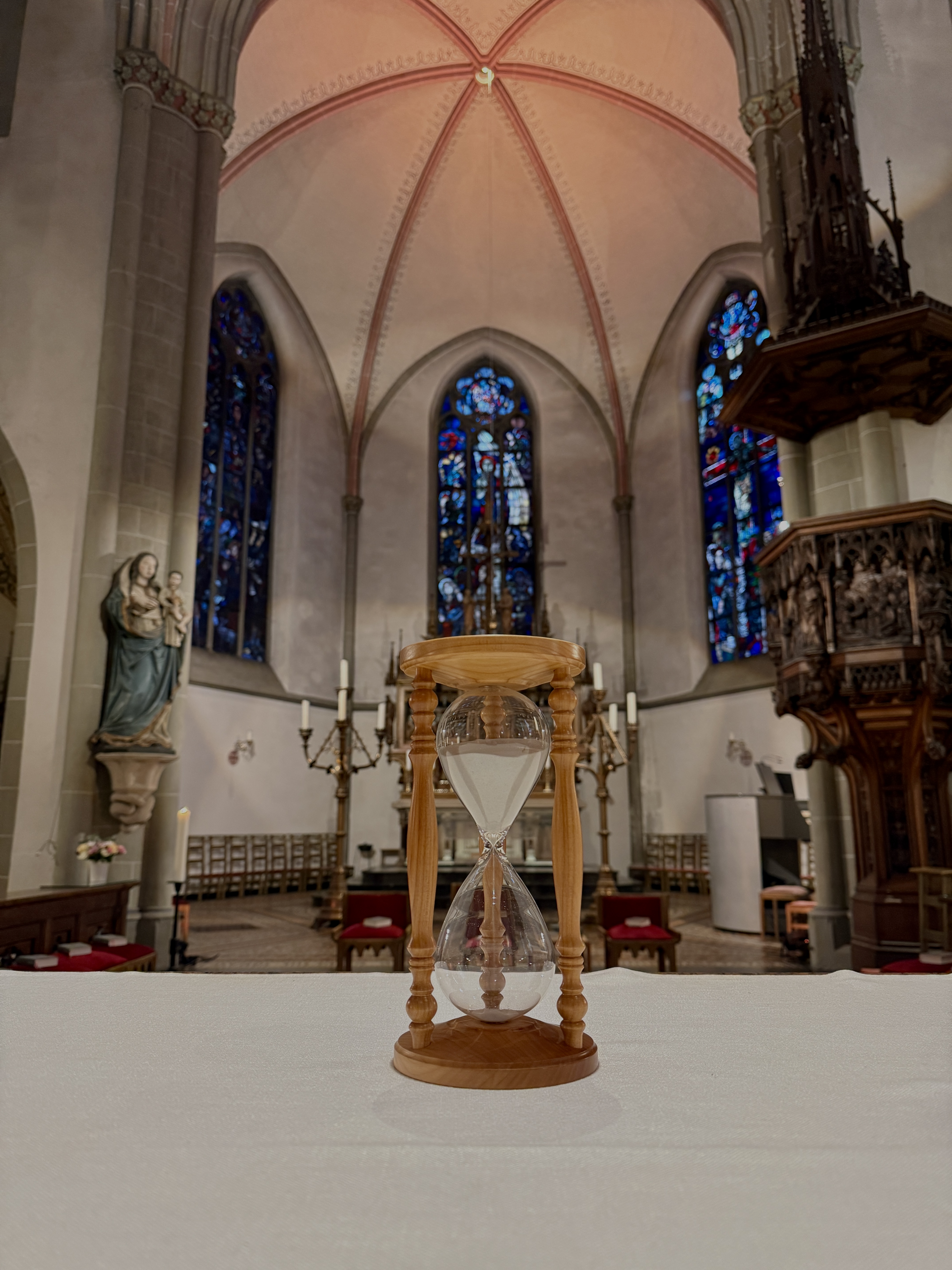 Sanduhr Zeit und Ewigkeit